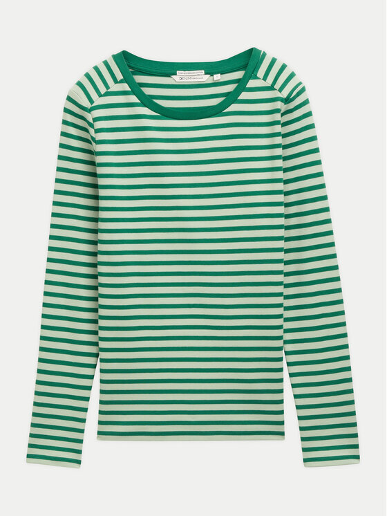 Tom Tailor Denim Tom Tailor Denim Blusa 1043085 Verde Regular Fit