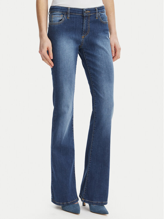 Rinascimento Rinascimento Džínsy CFC0127828003 Tmavomodrá Slim Fit