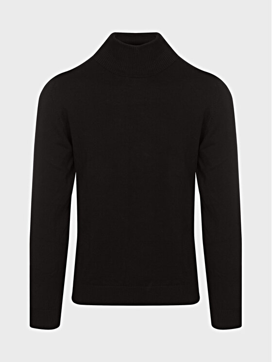 Evenemen Evenemen Sweter Golf Czarny Slim Fit