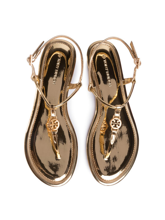 Tory burch sandalen gold cheap