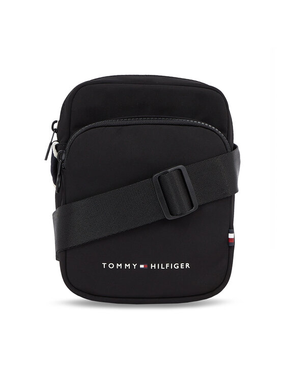 Tommy Hilfiger Tommy Hilfiger Maža rankinė Th Skyline Mini Reporter AM0AM11554 Juoda