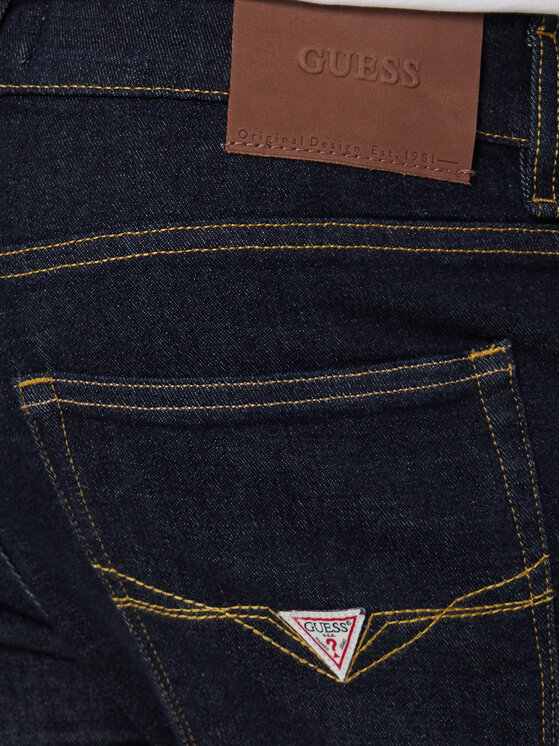 Guess Guess Džinsi 179496 Zils Regular Fit