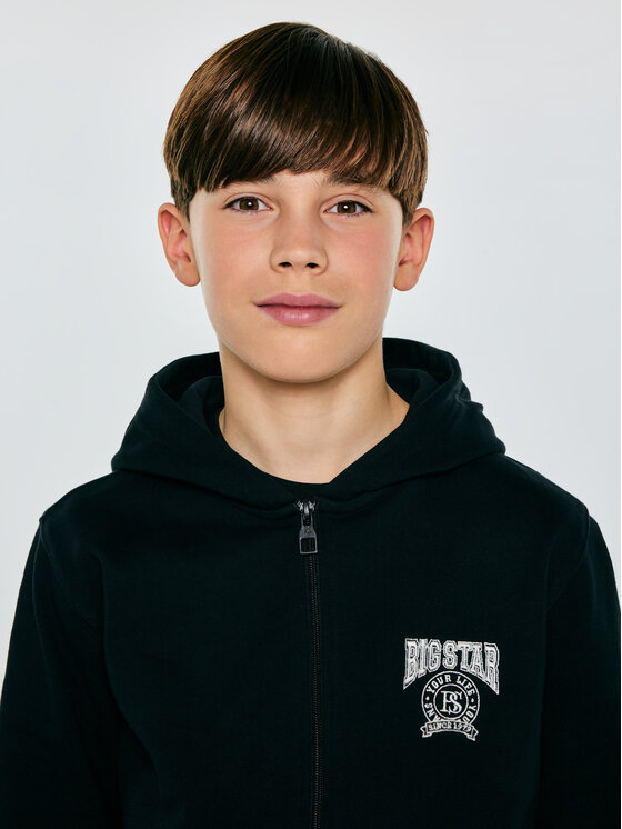 BIG STAR BIG STAR Bluza ARONER Czarny Comfort Fit