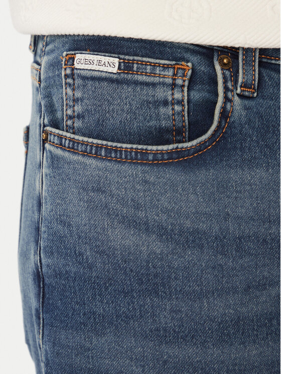 Guess Jeans Guess Jeans Teksad M6BA90 D2296 Sinine Straight Leg