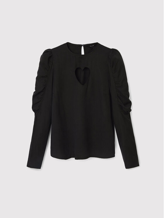 Desigual Desigual Bluse Cor 22WWBW07 Schwarz Regular Fit