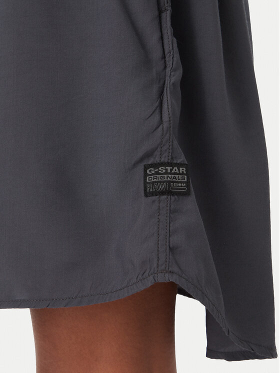 G-Star Raw G-Star Raw Φόρεμα καθημερινό D29019-D724 Σκούρο γκρι Regular Fit