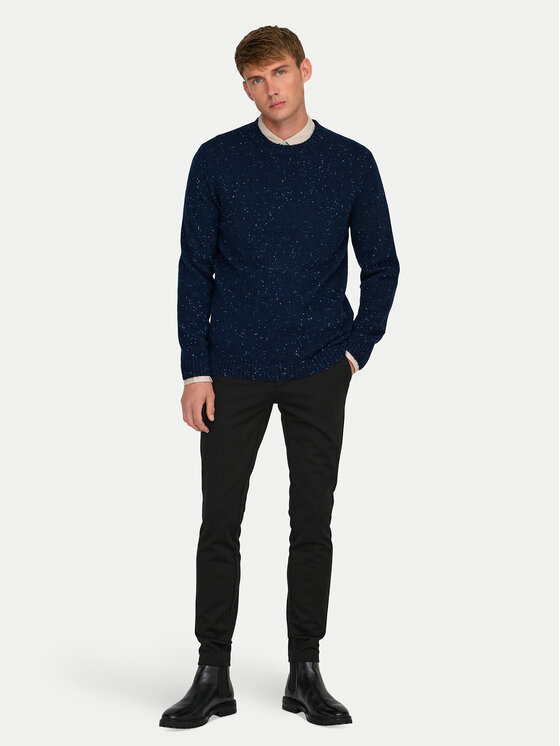 Only & Sons Only & Sons Sweater Ricky 22031539 Sötétkék Regular Fit