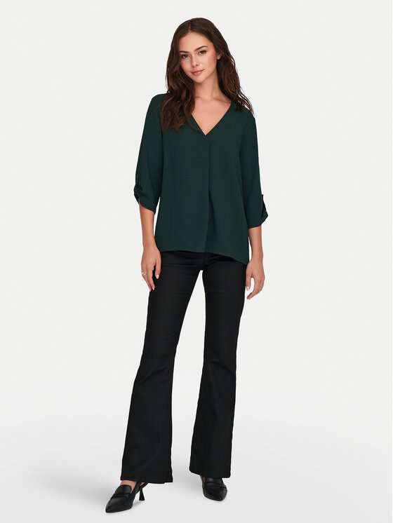 JDY JDY Blugi Sunny 15335386 Negru Flared Fit
