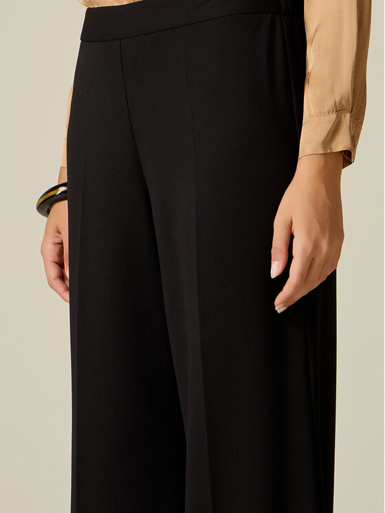Oltre Oltre Spodnie materiałowe P274J202614N033 Czarny Baggy Fit