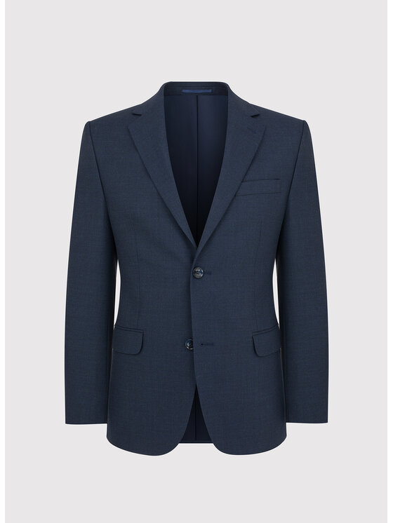 Pako Lorente Pako Lorente Marynarka P24SF-3G-026 Granatowy Super Slim Fit