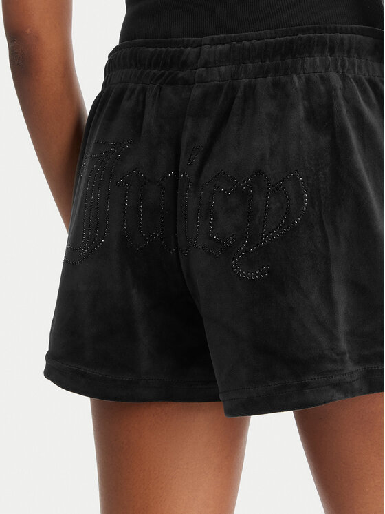 Juicy Couture Juicy Couture Sportovní kraťasy Tamia JCWHS126305 Černá Regular Fit
