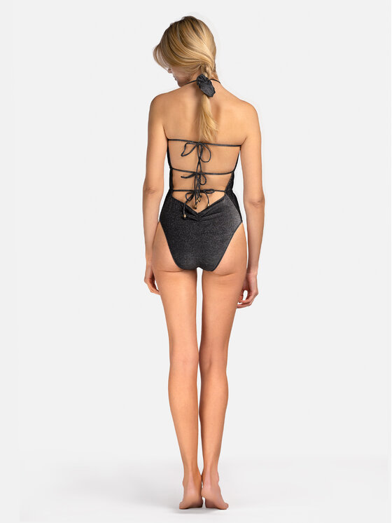 Miss Lou Miss Lou Costume da bagno J-LG1-CZ Nero