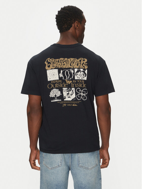 Quiksilver Quiksilver T-shirt EQYZT08032 Crna Oversize