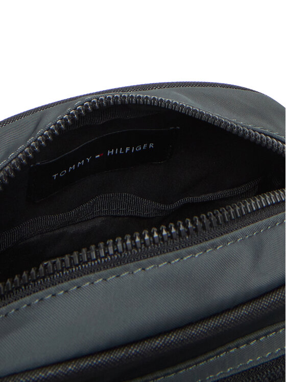 Tommy Hilfiger Tommy Hilfiger Taška cez rameno Th Repreve Mini Reporter AM0AM13465 Sivá