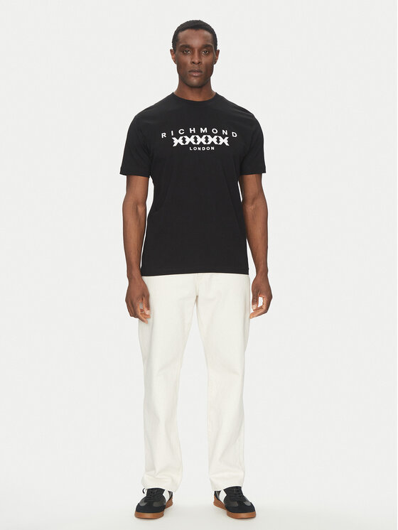 Richmond X Richmond X T-Shirt UMP25004TS Μαύρο Regular Fit