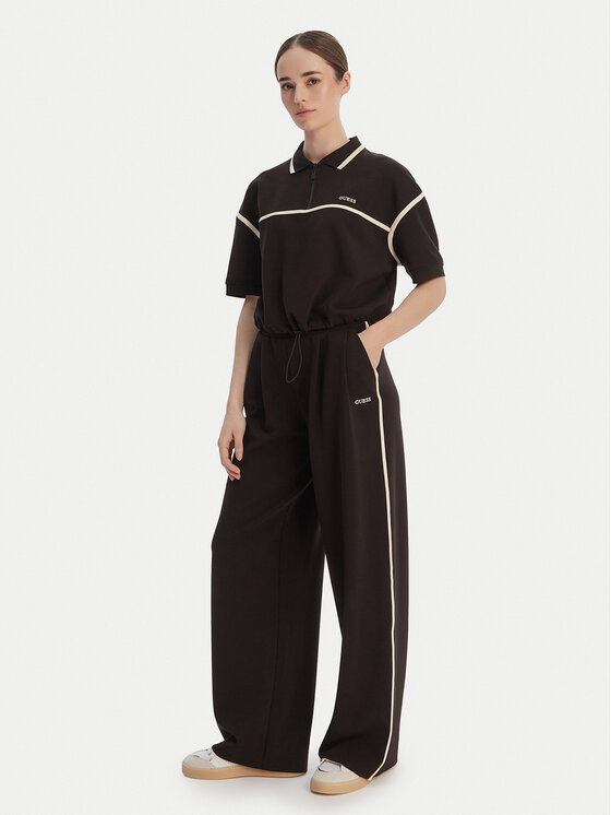 Guess Guess Поло V6GP01 K2945 Коричневий Oversize