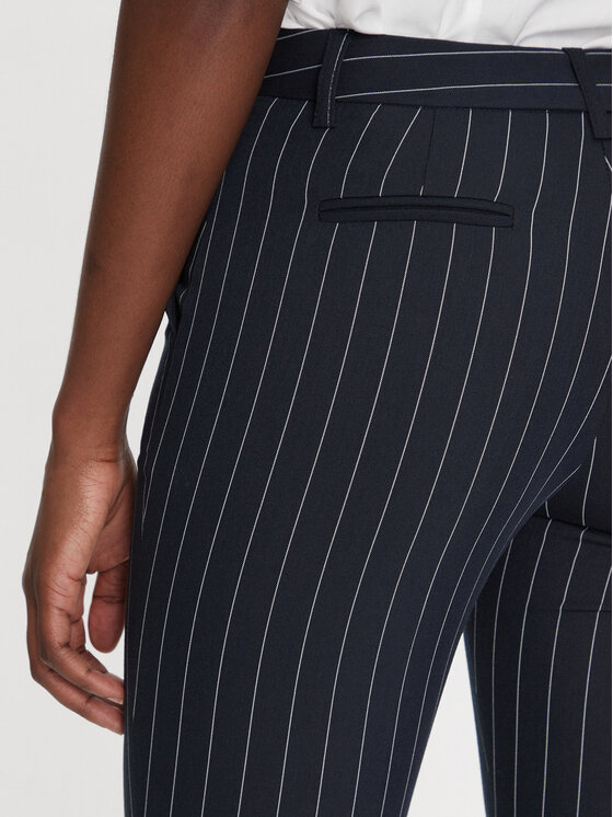 Fracomina Fracomina Stoffhose FR25SVA004W761D4 Dunkelblau Slim Fit