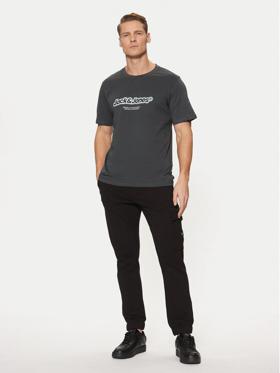 Jack & Jones Jack & Jones T-Shirt Vesterbro 12265740 Szary Relaxed Fit