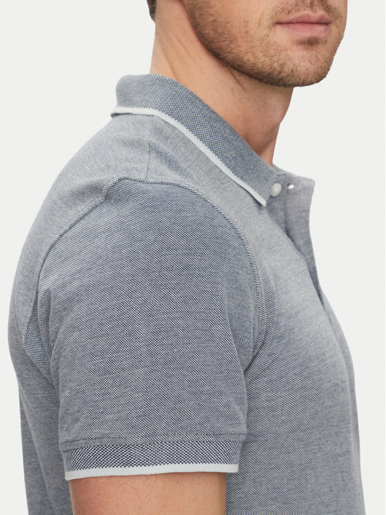Blend Blend Polo 20708180 Niebieski Regular Fit