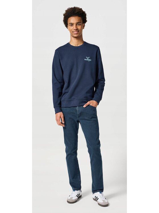 Wrangler Wrangler Jeansy Larston Niebieski Slim Fit