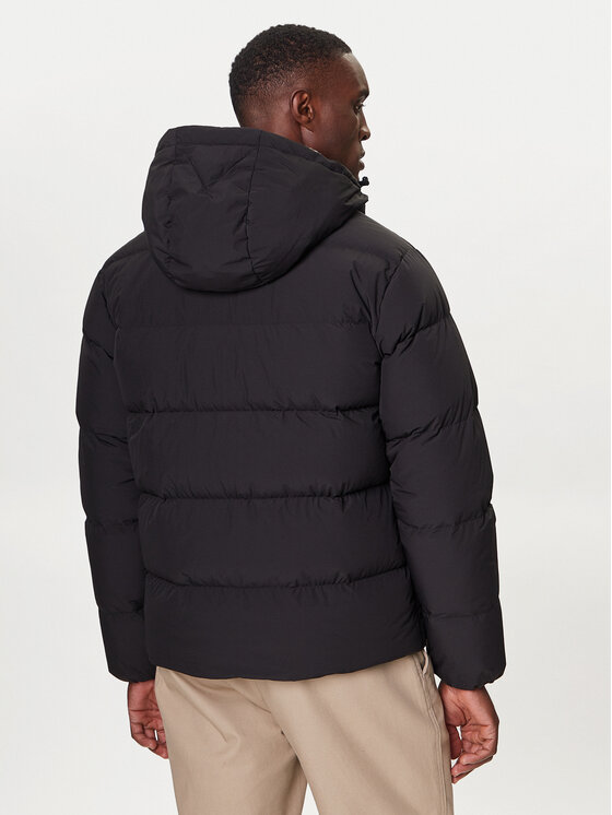 Tommy Hilfiger Tommy Hilfiger Pehelykabát MW0MW40616 Fekete Regular Fit