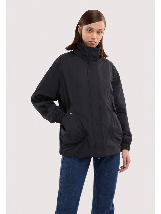 Trussardi Trussardi Płaszcz zimowy R119A000738N033 Czarny Regular Fit