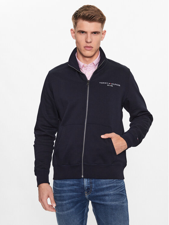 Tommy Hilfiger Tommy Hilfiger Sweatshirt Logo MW0MW29327 Dunkelblau Regular Fit