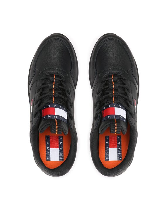 Tommy Jeans Tommy Jeans Sneakersy Flexi Runner Ess EM0EM01080 Czarny