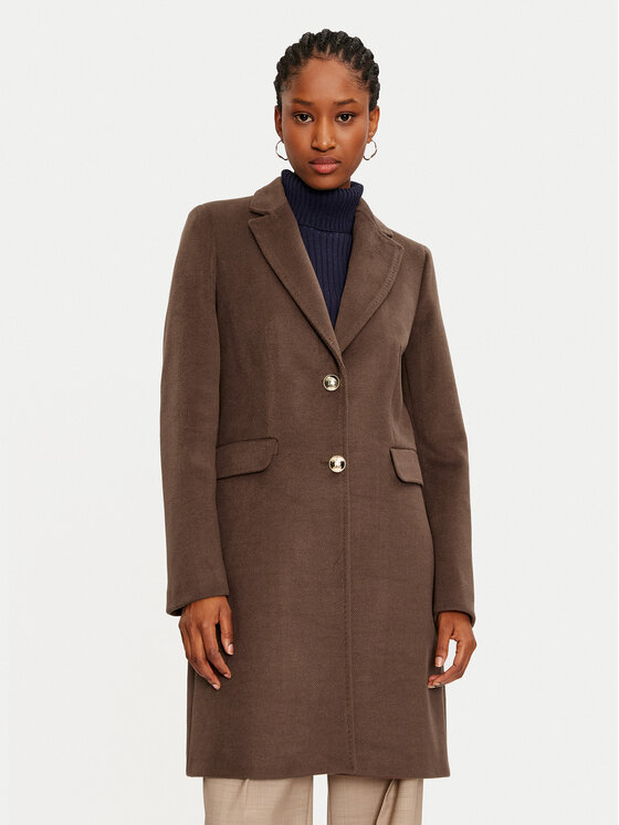 Maryley Cappotto di transizione 24IB808/14CO Marrone Regular Fit, taglia : S