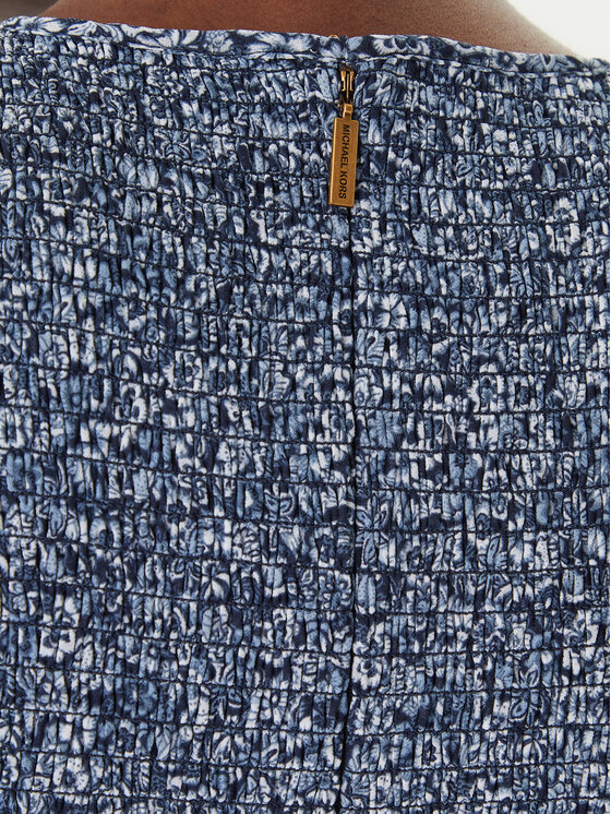 MICHAEL Michael Kors MICHAEL Michael Kors Ljetna haljina MS6836FKMN Tamnoplava Regular Fit
