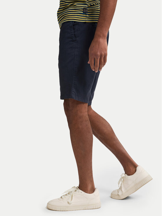Petrol Industries Petrol Industries Pantaloncini di tessuto M-1050-SHO527 Blu scuro Regular Fit