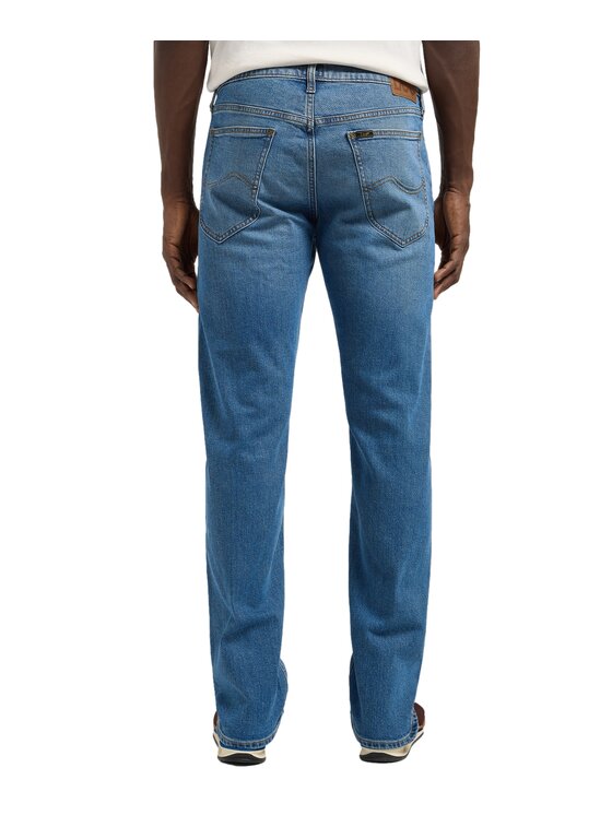 Lee Lee Jeansy 112370646 Niebieski Regular Fit