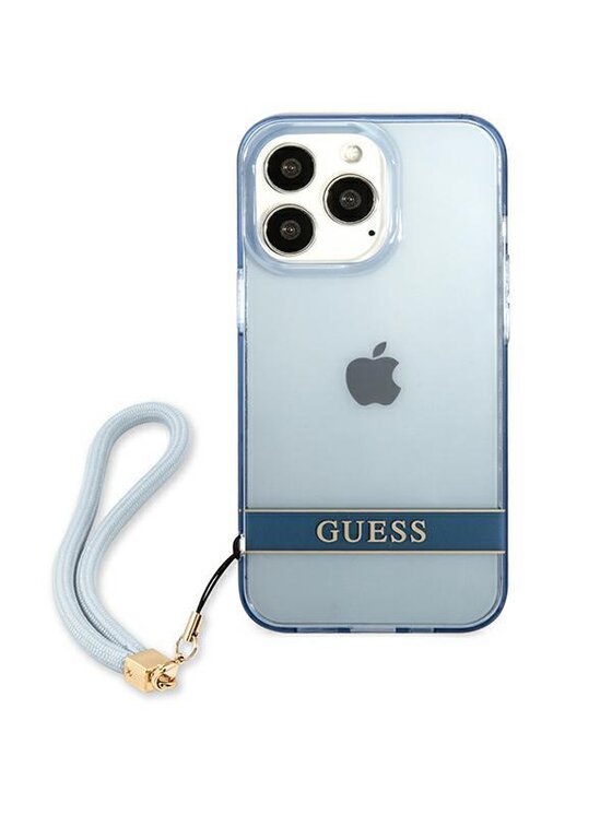 Guess Guess Etui na telefon iPhone 13 Pro Niebieski
