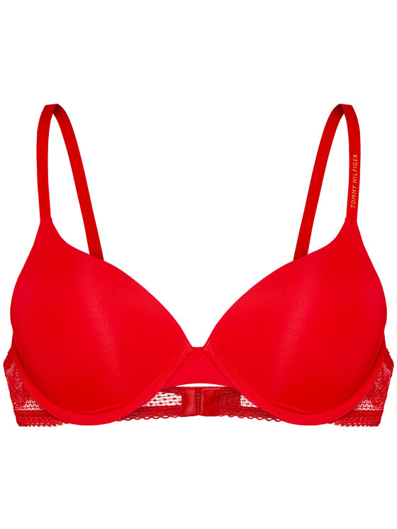 Tommy hilfiger Push Up BH Rot