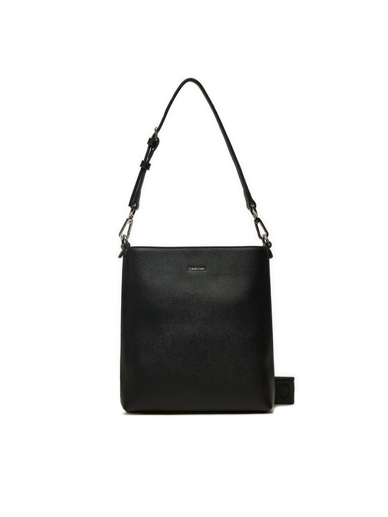 Calvin Klein Kabelka Ck Must Small Bucket_Caviar K60K613129 Čierna