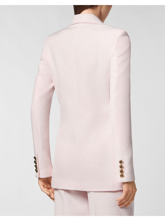 PHILIPP PLEIN PHILIPP PLEIN Marynarka 3753 Różowy Loose Fit