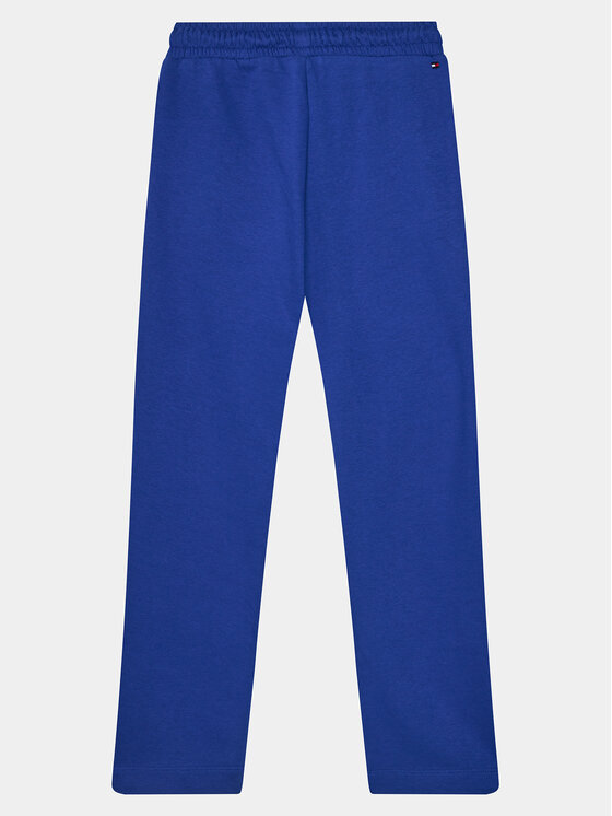 Tommy Hilfiger Tommy Hilfiger Melegítő alsó Hilfiger Script Wide Sweatpant KG0KG07751 Kék Regular Fit