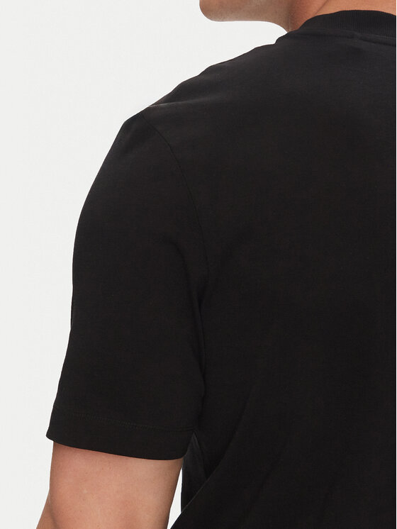 HUGO HUGO T-särk Dusplit 50542784 Must Regular Fit