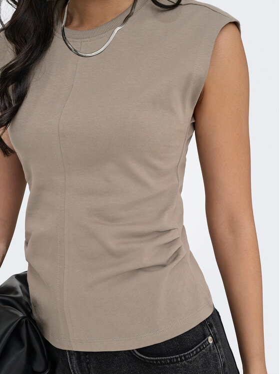 ONLY ONLY Tričko Marie 15372452 Sivá Regular Fit