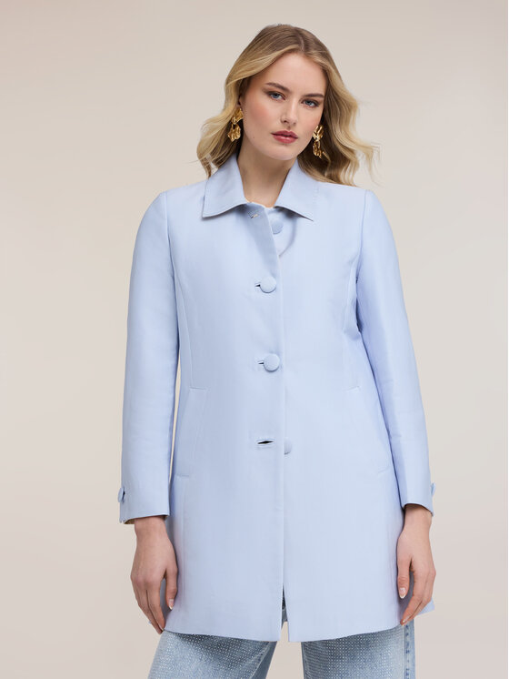 Motivi Motivi Cappotto invernale 0021Q000654N004 Turchese Regular Fit