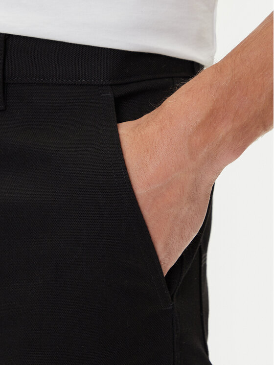 HUGO HUGO Pantaloni din material Zarik253 50549720 Negru Regular Fit