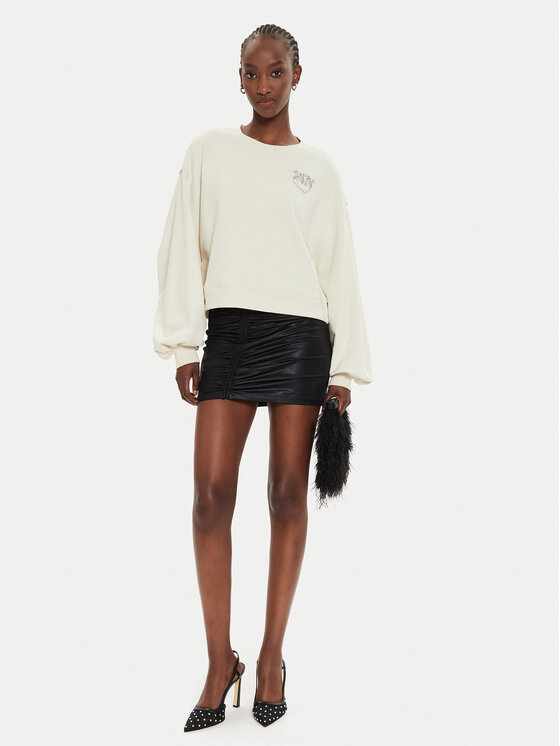 PINKO Pinko Felpa Ceresole Maglia 102827 A24F Écru Regular Fit
