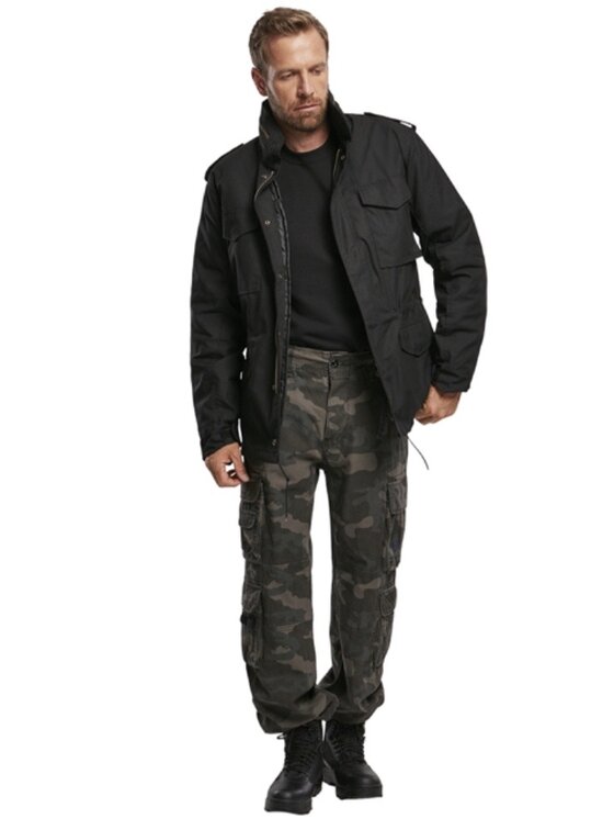 Brandit Brandit Spodnie materiałowe 1003.4.6XL Czarny Cargo Fit