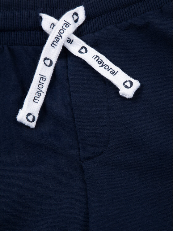 Mayoral Mayoral Pantalon scurți din material 611 Bleumarin Regular Fit
