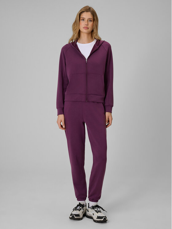 4F 4F Bluza ESSENTIAL Fioletowy Regular Fit
