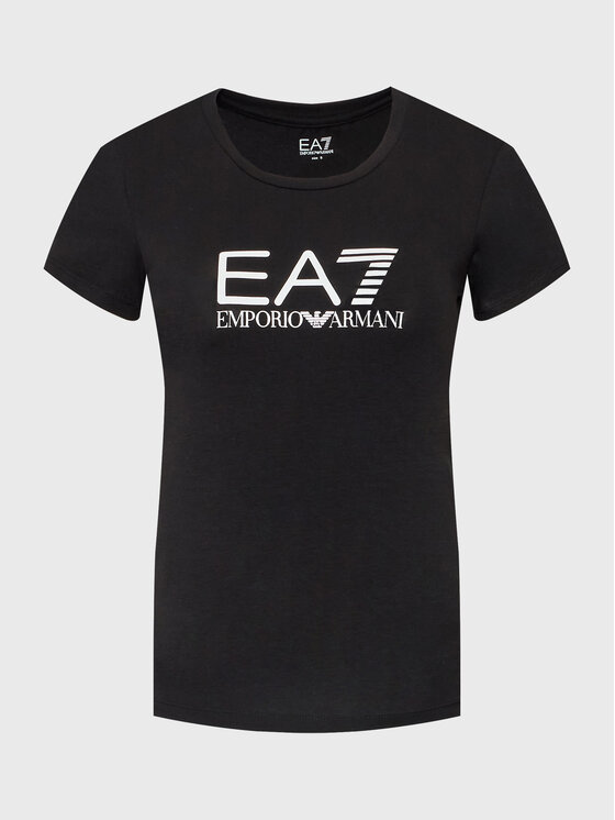 EA7 Emporio Armani EA7 Emporio Armani T-Shirt 8NTT66 TJFKZ 1200 Černá Slim Fit