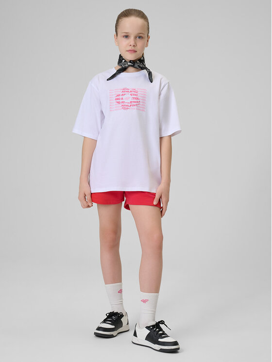4F 4F T-Shirt THE COLOR'S ENERGY Biały Loose Fit