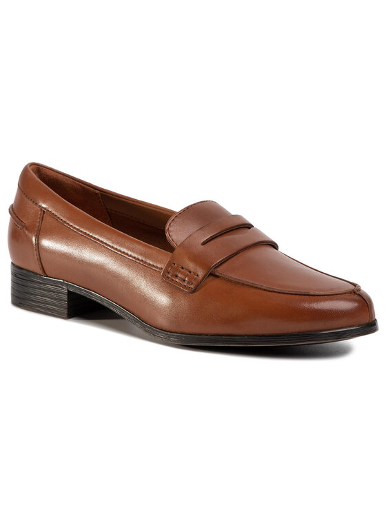 Clarks Clarks Loaferke Hamble Loafer 261477404 Rjava