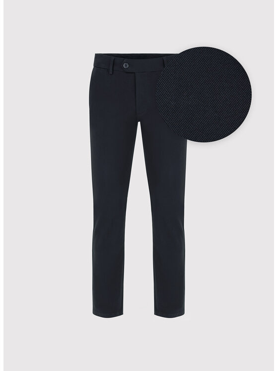 Pako Lorente Pako Lorente Chinosy P26WB-WX-002 Granatowy Slim Fit