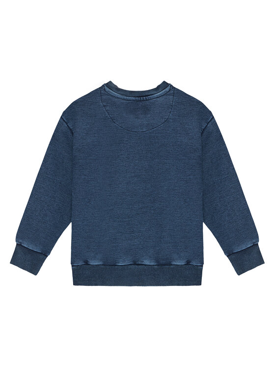 Guess Guess Majica dugih rukava L5YQ06 KCYC0 Tamnoplava Relaxed Fit